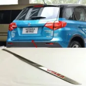 適用 Suzuki Vitara 不鏽鋼尾門飾條 後廂亮面防刮飾條 車尾外觀改裝零件