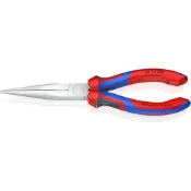 (店+)[美德工具]德國工藝 頂級工具 knipex 26 15 200 尖嘴鉗 鍍鉻防銹版 雙料舒適手柄