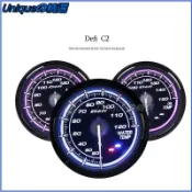 可開發票DEFI C2 汽車改裝三連表賽車表水溫油壓電壓轉速真空渦輪壓力表車三聯表改裝儀表 賽車轉速表 水溫表 油壓表