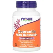 【iHerb】NOW Foods, 槲皮素和鳳梨蛋白酶，120 粒素食膠囊