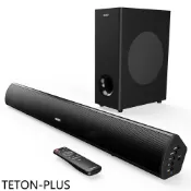 Majority英國【TETON-PLUS】2.1聲道家庭劇院藍牙喇叭Soundbar聲霸音響(7-11商品卡500元)
