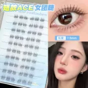 2026熱賣韓系愛豆ACE女團假睫毛 10排大容量卷翹純欲眼睫毛 甜酷芭比分段式自然假睫毛 自然淡顏仿真眼睫毛 狐系睫毛