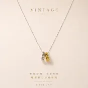 隔日達 · Vintage古著ORO Circle Pendant項鍊暮光迴響項鏈輕奢 鎖骨鏈 項鏈女 幸運項鏈 小衆項