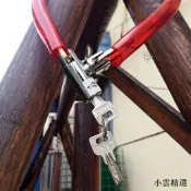 【小雲精選國際購】軟大門鎖鏈條鎖防盜電動車鎖鎖具鐵門自行車鏈子家用倉庫百鴻柜子