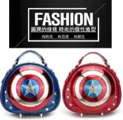 Marvel 復仇者聯盟 美國隊長 Captain America 盾牌包 時尚 女款包 女士包 酷寒戰士 *童樂會*