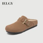 BIRKENSTOCK IELGY 女式夏季復古勃肯拖鞋一腳蹬半拖鞋平底鞋