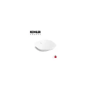 (店+)【KOHLER】【現貨】✦築昂✦美國KOHLER VEIL 方型上崁臉盆(42.5 x 42.5cm)K-26407T-0