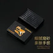 【品質驗證】黑金色塑料防水撲克牌pvc德州撲克專用牌土豪黃金撲克牌可水洗