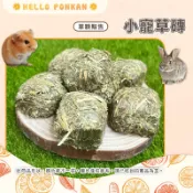 柑仔牧場探險🍊｜小寵磨牙草磚 苜蓿草磚 小寵零食 小寵牧草磚 苜蓿草磨牙磚 小動物草磚 草磚 鼠兔磨牙草磚 兔子草磚