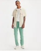 【新款28-42腰】美國LEVIS 511 Slim Feldspar 湖水綠 低腰窄管休閒褲合身長褲小直筒牛仔褲