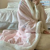 和購大賣場 【加厚保暖】羊羔絨毛毯 珊瑚絨毯 披肩毯 沙發毯 空調毯 法蘭絨面料 雙面絨毛 辦公室午睡 居家旅行 四季通用