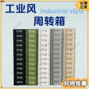 工業風週轉箱 魚池過濾零件收納箱 超厚陽台客廳收納箱 耐磨可堆疊收納盒 多功能工業收納箱 魚池過濾專用盒 零件分類收納箱