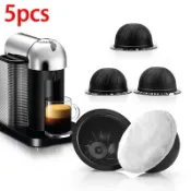用於 Nespresso Vertuo 可再裝咖啡杯架過濾器的可重複使用的咖啡膠囊杯過濾器