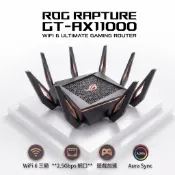 ASUS 華碩 ROG GT-AX11000 滿血版 WiFi6 三頻電競路由器 分享器 95新 Mesh