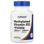 【iHerb】Nutricost, 甲基化維生素 B12 + 葉酸，120 粒膠囊