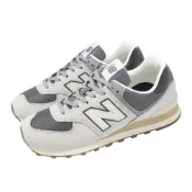 New Balance NB 休閒鞋 574 男鞋 女鞋 灰 米白 緩震 復古 紐巴倫 U57418X-D