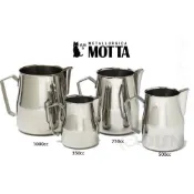 義大利原廠貓logo雷射限定款【MOTTA】義大利製350cc, 500cc 不鏽鋼原色拉花鋼杯