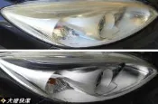 大燈快潔現場施工 Mazda 馬自達 馬自達5 MAZDA5 二代 2012 13 14 15 16 原廠大燈翻新處理