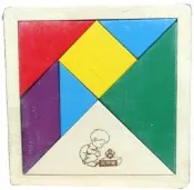 @巧魚小舖@教具木製七巧板~邏輯思考~益智玩具~闖關