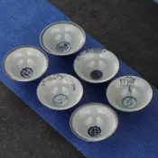 全球選品1館 生活百貨 老瓷泥主人杯單杯功夫小茶杯茶具斗笠杯中式陶瓷個人杯復古茶盞