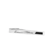 【BreezeOnline 微風精品線上】dunhill 簍空黑色瑪瑙領帶夾