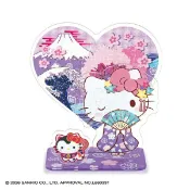 Beverly  水晶立牌 Hello Kitty 富士山  32片  拼圖總動員  三麗鷗  日本進口拼圖