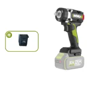 (店+)【WORX 威克士】可用美沃奇電池 鋰電 無刷 電動扳手 衝擊扳手 套筒扳手 無刷衝擊扳手 鋰電無刷衝擊扳手  WU270.9+F49