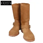 【DOKODEMO】Jimmy Choo 114日圓麂皮皮帶設計靴 38 1/2碼 [二手]