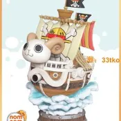 獨家gk白模海賊王黃金梅利號3d打印磨形白模上色練習高顏值