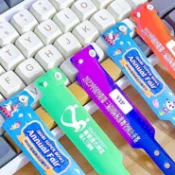 定製手環一次性PVC手腕帶酒吧音樂節兒童樂園遊樂場入場按扣手帶
