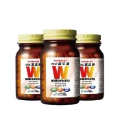【Wakamoto 若元】若元益生菌 三瓶組(220錠/瓶_食品、獨家高活性WB菌、使排便順暢、日本原裝)