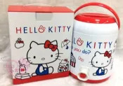 【買動漫】♥小花花日本精品♥HELLO KITTY 滿版圖 坐姿側身 3公升冷水壺 居家旅遊涼夏必備 01022803