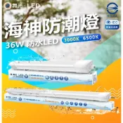 (店+)【DanceLight 舞光】36W 4尺 18W 2尺 LED海神防潮燈 防水 壁燈 層板燈 支架燈 防潮 戶外燈具 燈后