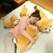 可愛的趴趴犬 狗狗 哈士奇 柴犬  秋田犬 動物  抱枕 大抱枕 床頭大靠枕 睡覺抱枕 麻糬柴犬 禮物