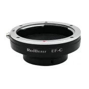 O 佳能EOS-C佳能EF鏡頭轉接C口工業相機轉接環Canon EF-C口轉顯微鏡
