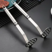  加厚優質鋼材土豆壓泥器手動搗泥器搗碎器家用壓薯器廚房小工具