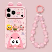 派大星海綿公仔適用蘋果17promax手機殼iphone15可愛卡通16plus矽膠軟殼14大視窗13防摔12保護殼