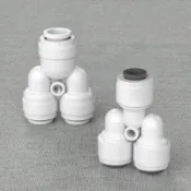 淨水器接頭 2分 免卡扣 Y型 3通頭 快接 三通 Y型 快速接頭 PE管對接 快接頭 塑膠接頭 台灣現貨【1384】