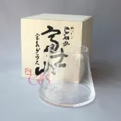 [$699免運] 江戶硝子 富士山寶永杯 (透明) 一入 ☆艾莉莎ELS☆