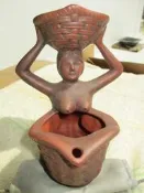 紫砂美女茶海