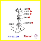 〈小廚娘〉林內原廠 公司貨 防漏爐 零件 瓦斯爐 RB-201GH