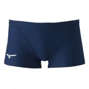 ISPORTSHOP MIZUNO 男款 EXER SUITS 平口泳褲 訓練用 耐穿 N2MB806182 丈青x藍【iSport愛運動】