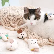 【ParisCat】可愛動物貓薄荷填充玩具 (寵物玩具)