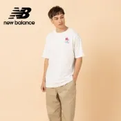 【New Balance】波士頓龍蝦捲短袖上衣_男性_白色_MT61Y1F6WT