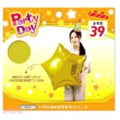 【三民網路書店】30吋五角星鋁箔氣球(加大)-金