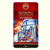 捷克製KOH-I-NOOR 12C 頂級油性色鉛筆k3822