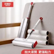 售完無補 先到先得     長柄滾刷 加長滾毛器 可撕式黏毛器 手持黏毛器 黏毛滾輪 特價好媳婦長柄滾輪滾筒撕式粘毛器大