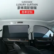 【川澤百貨】磁吸式汽車遮陽窗簾 用於納智捷U5/U6/U7/M7 URX 納智捷系列車型 專車專用 汽車遮陽窗簾 防曬隔熱