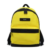 MICHAEL KORS KENT SPORT縮寫皮標LOGO帆布後背包-黃｜100%原廠真品｜JS Maxx官方旗艦館
