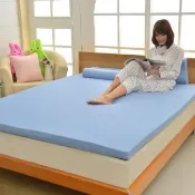 【House Door 好適家居】大和防蹣抗菌布5cm厚乳膠床墊(單大3.5尺 贈天絲工學枕)